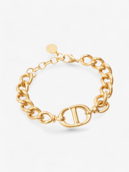 Christian Dior CD Bracelet Gold Base Metal 21cm