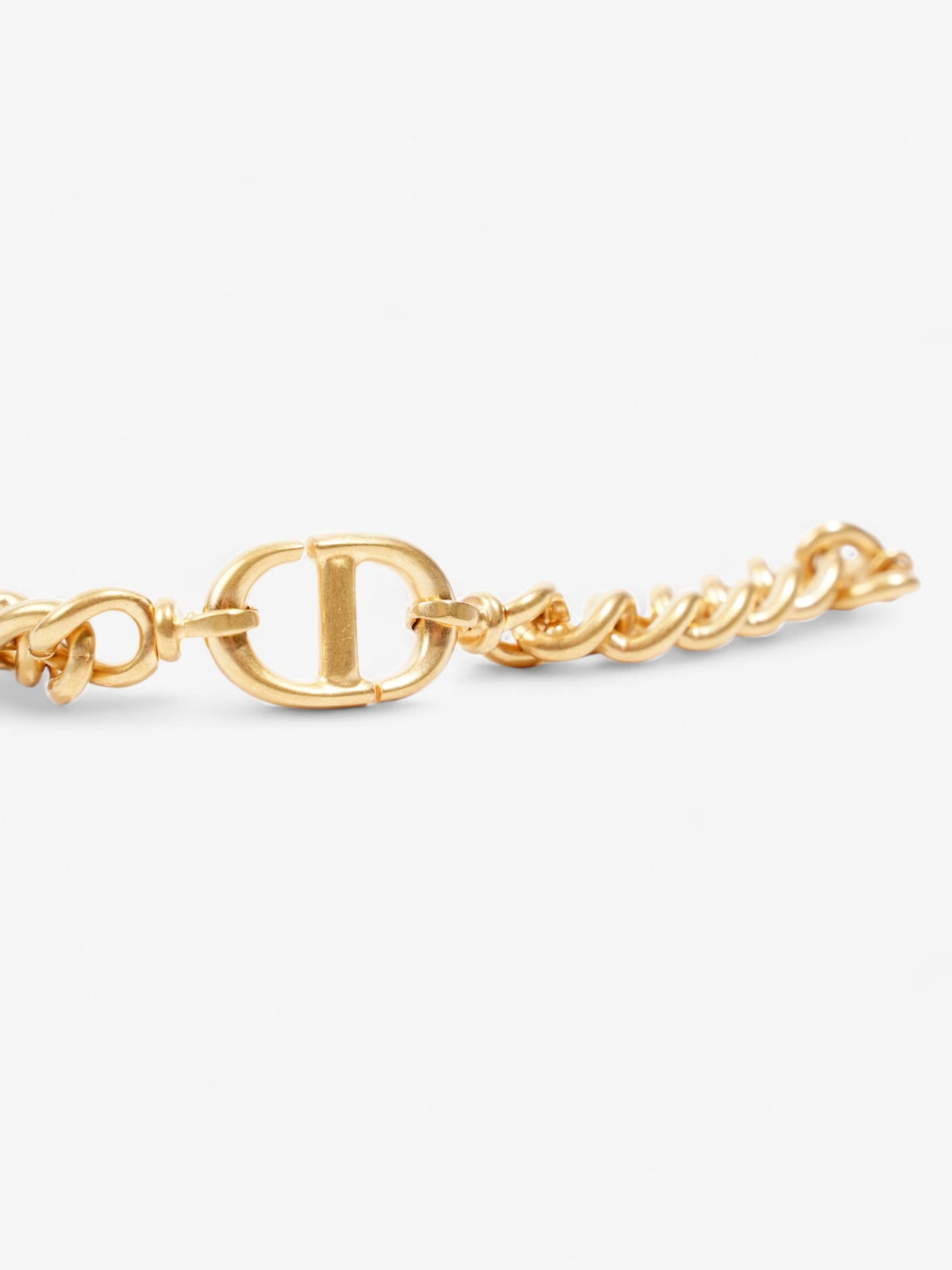 Christian Dior CD Bracelet Gold Base Metal 21cm