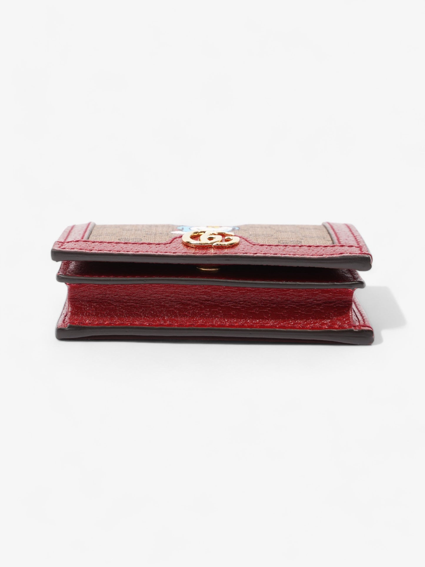 Gucci Doraemon Wallet Red / GG Supreme Coated Canvas