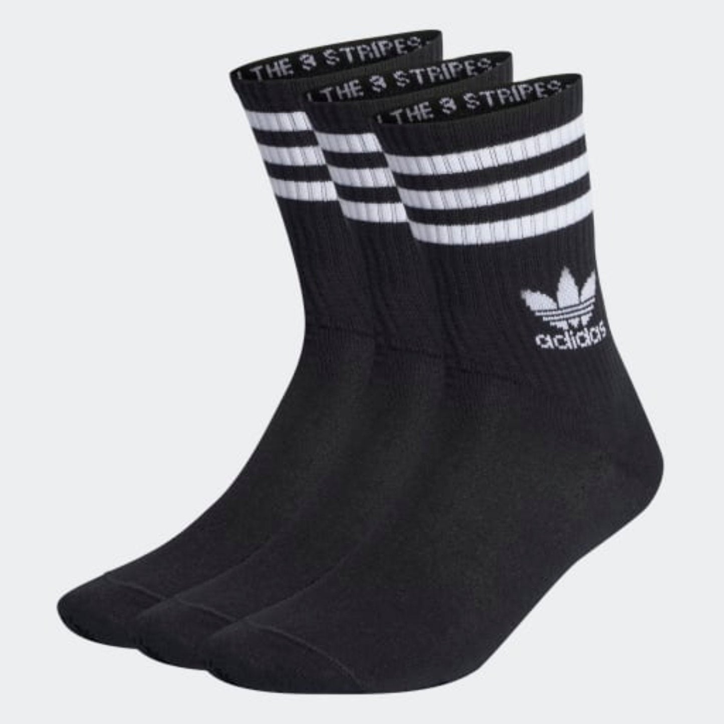 Adidas Mid Cut Crew Socks 3 Pairs "Unisex"