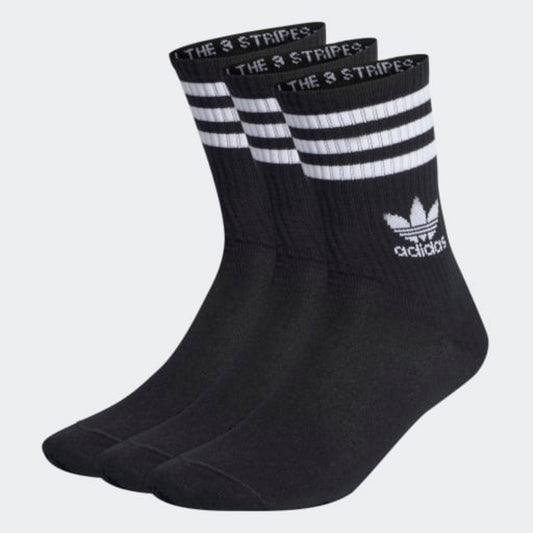 Adidas Mid Cut Crew Socks 3 Pairs "Unisex"