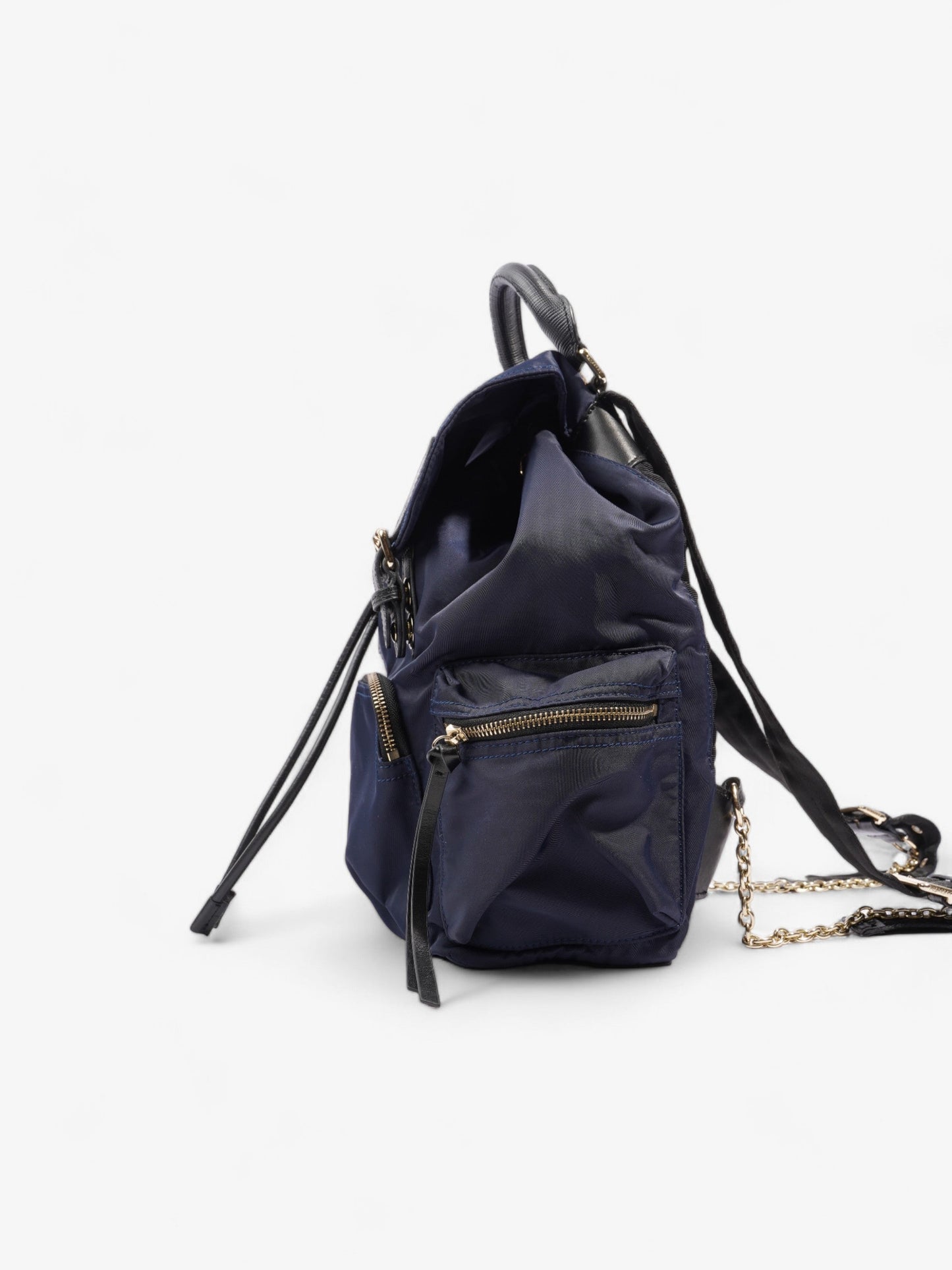 Burberry The Rucksack Navy Nylon Large