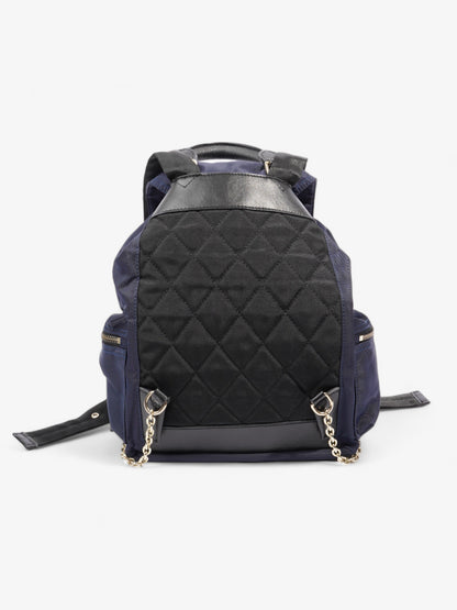 Burberry The Rucksack Navy Nylon Large