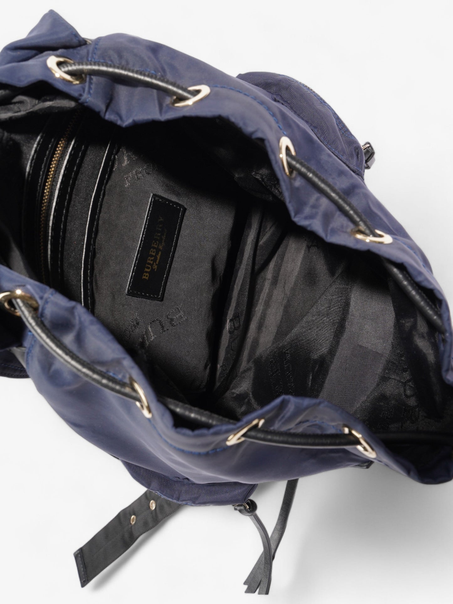 Burberry The Rucksack Navy Nylon Large