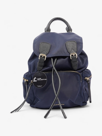 Burberry The Rucksack Navy Nylon Large