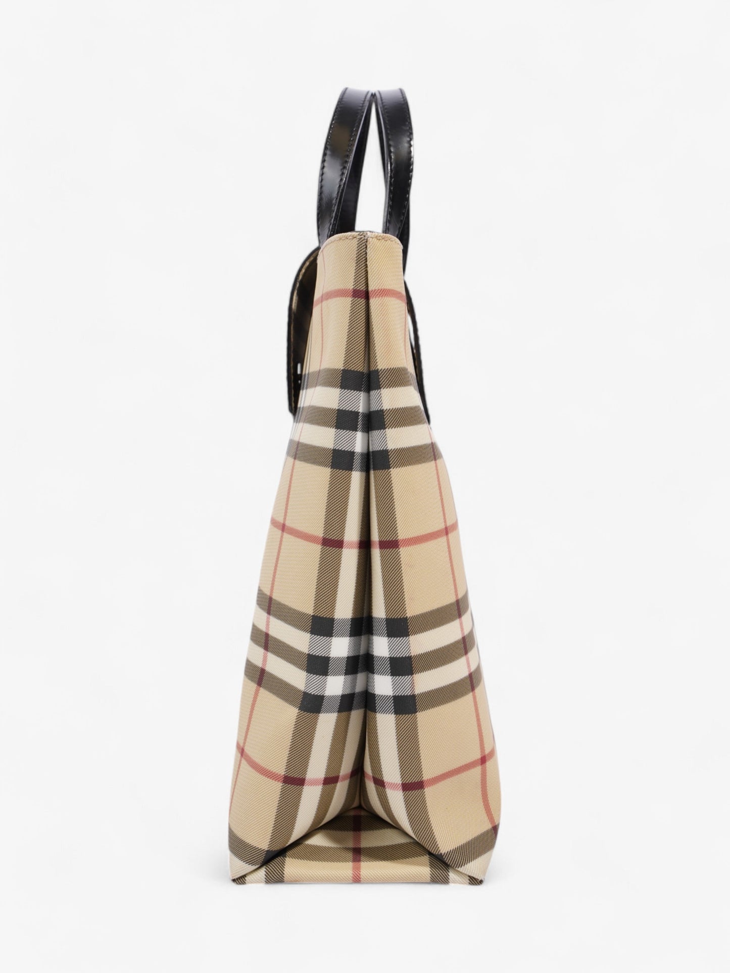 Burberry Check Tote Nova Check / Black PVC