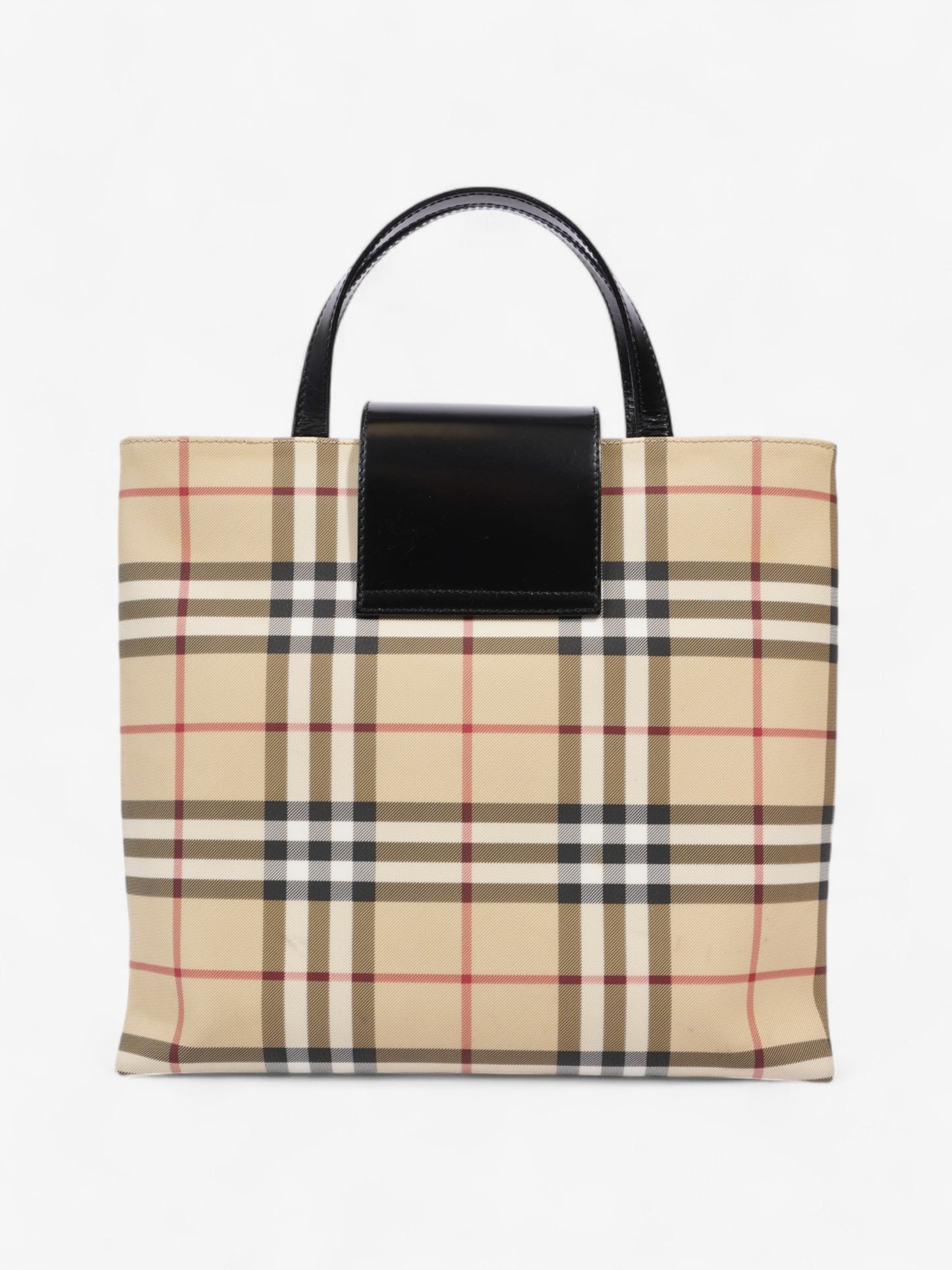 Burberry Check Tote Nova Check / Black PVC
