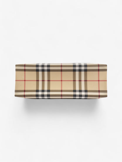 Burberry Check Tote Nova Check / Black PVC