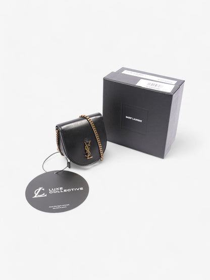 Saint Laurent Kaia Crossbody Purse Black Calfskin Leather Baby