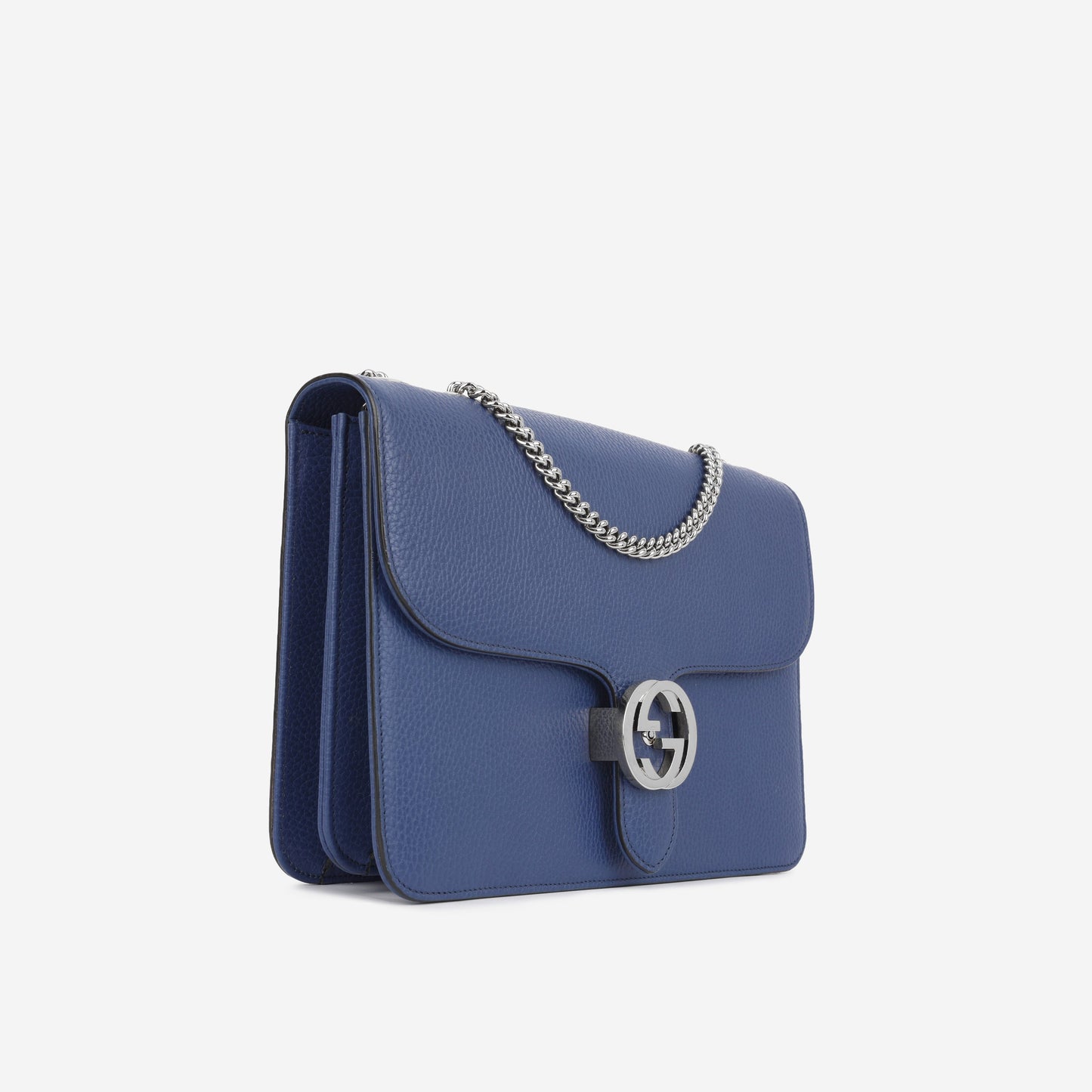 Gucci Large Interlocking GG Bag - Blue