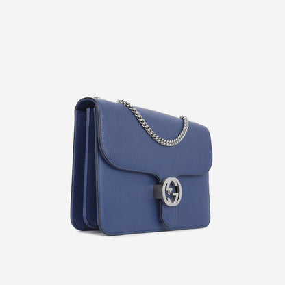 Gucci Large Interlocking GG Bag - Blue