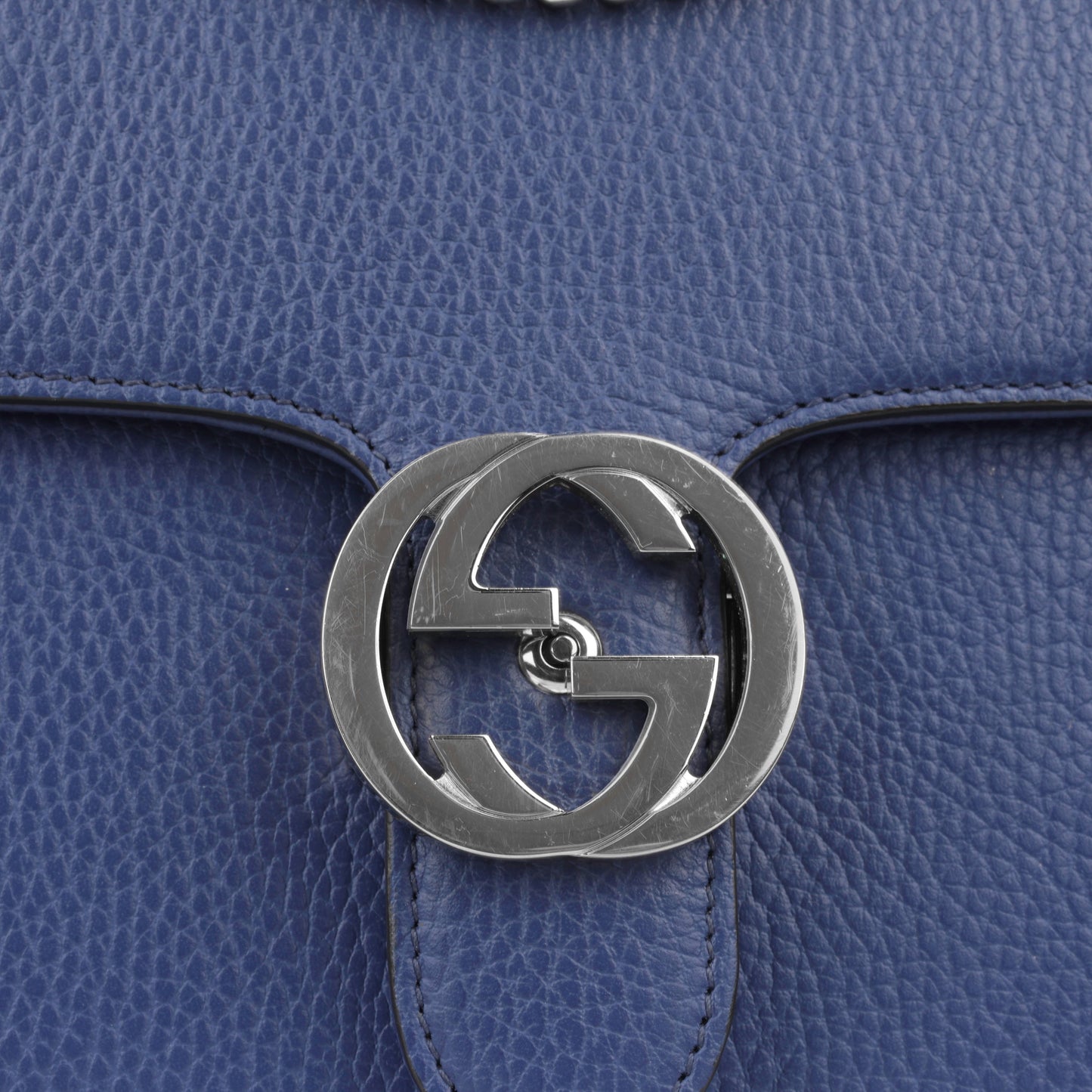 Gucci Large Interlocking GG Bag - Blue