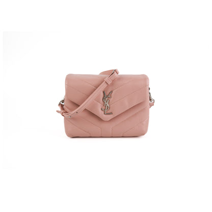 Saint Laurent Toy Lou Lou Pink Crossbody Bag
