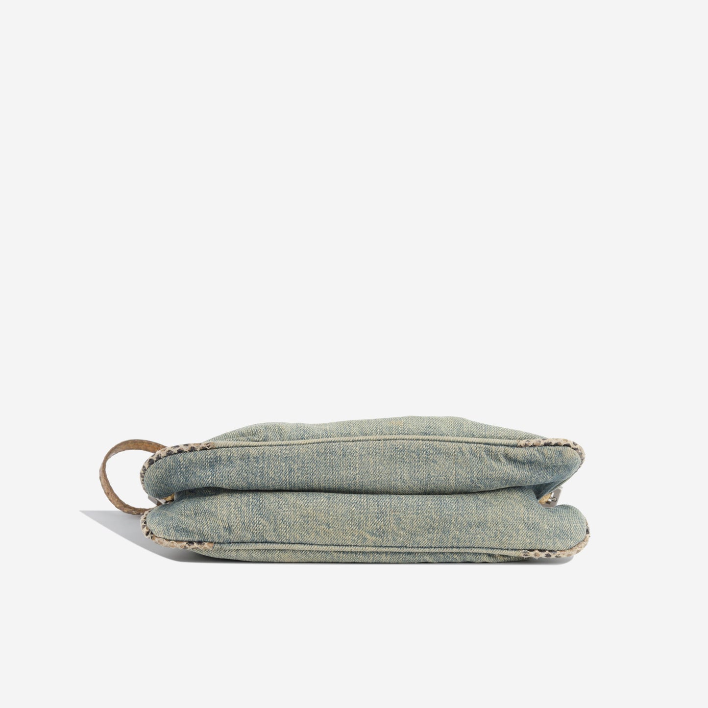 Fendi Baguette Bag - Denim and Python