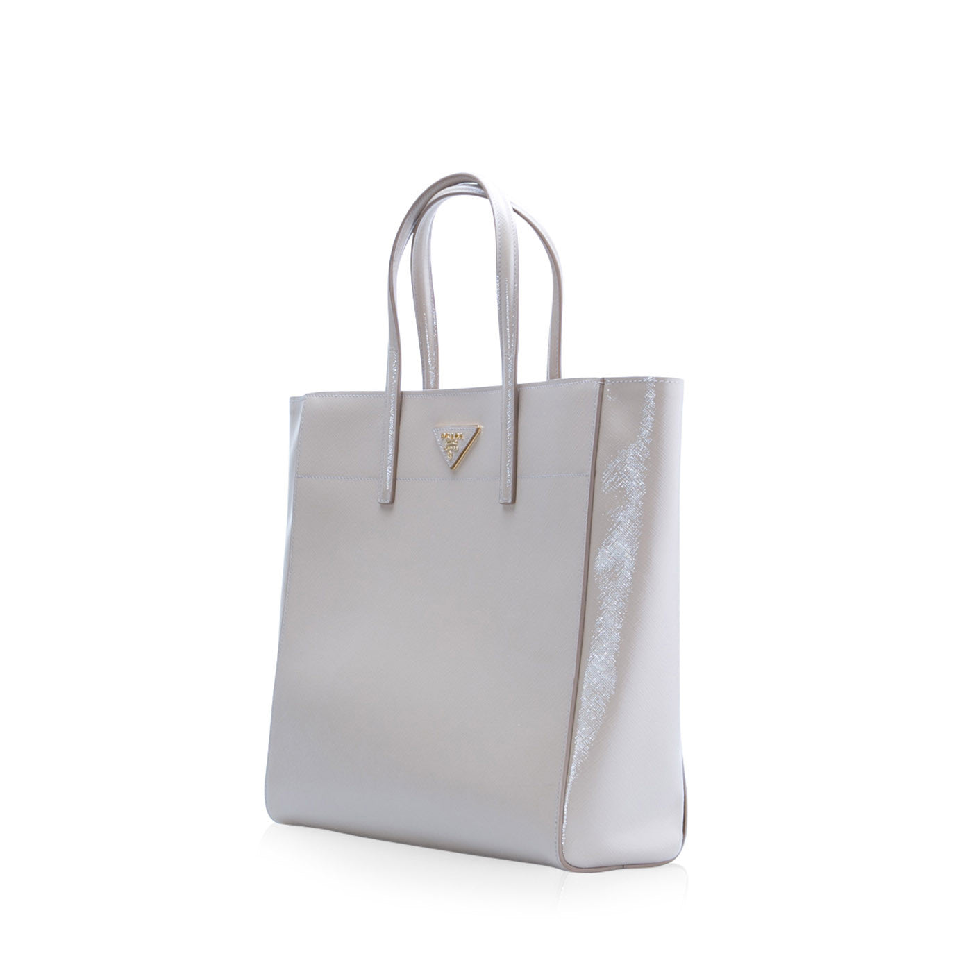 Prada 2 Way Saffiano Vernice Briefcase