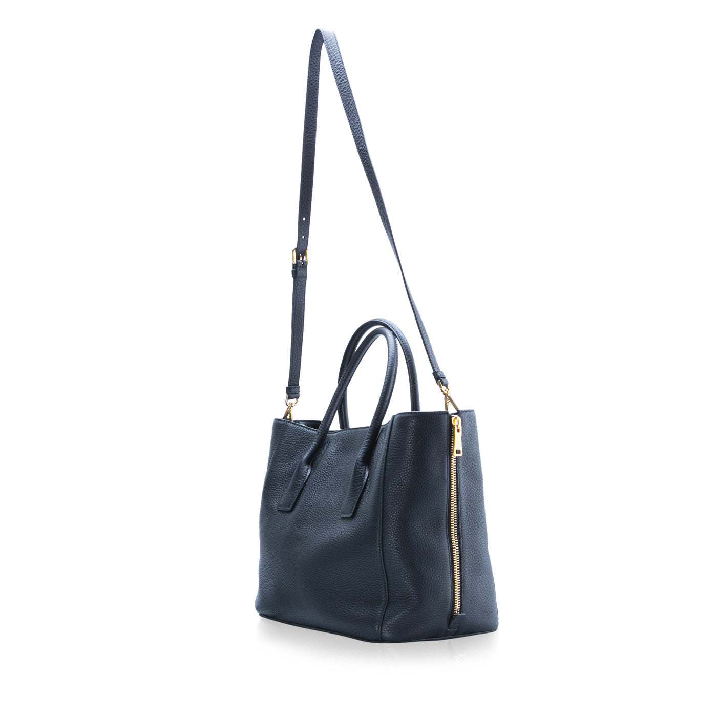 Prada Vit. Daino Twin Pocket Tote Shoulder