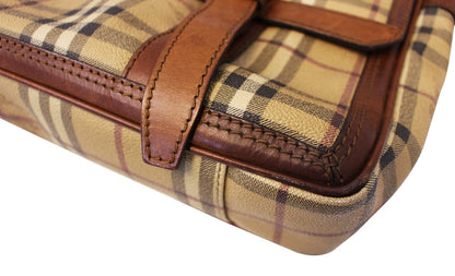 BURBERRY Horseferry Check Messenger Travel Bag