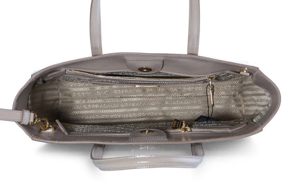 Prada 2 Way Saffiano Vernice Briefcase