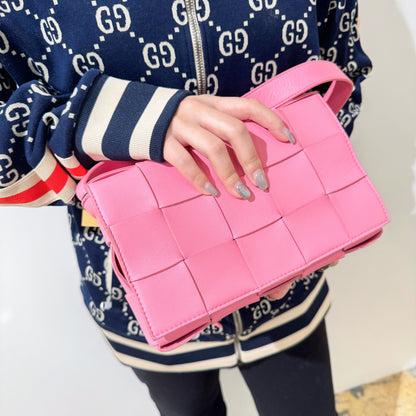 BOTTEGA VENETA Pink Cassette Bag