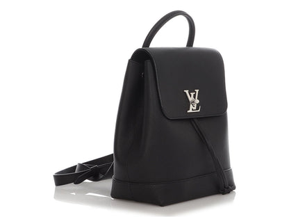 Louis Vuitton Black Calfskin Lockme Backpack