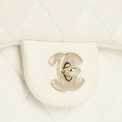 Chanel Pearl Logo Chain Around Flap
