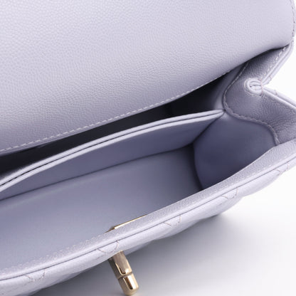 Chanel Small Coco Handle - Lavender Caviar