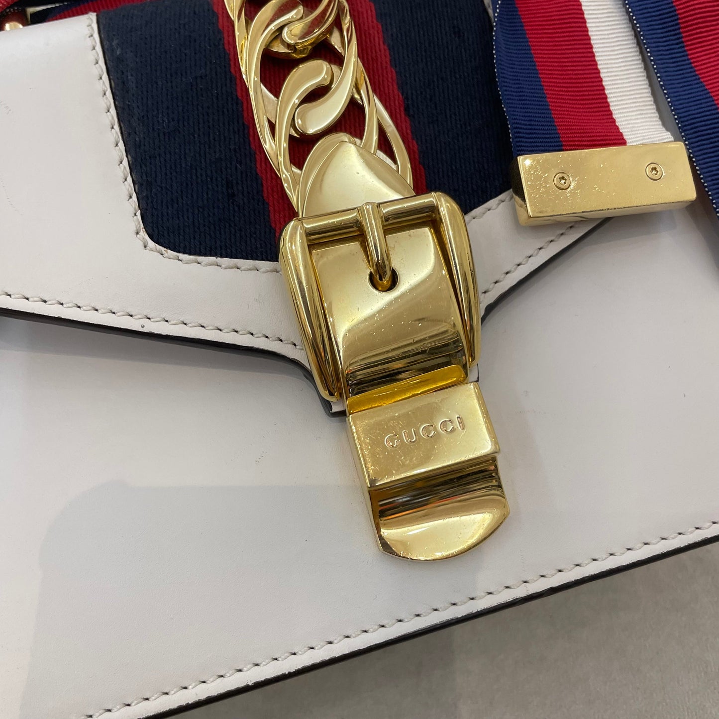 Gucci SyLouis Vuittonie Mini in White