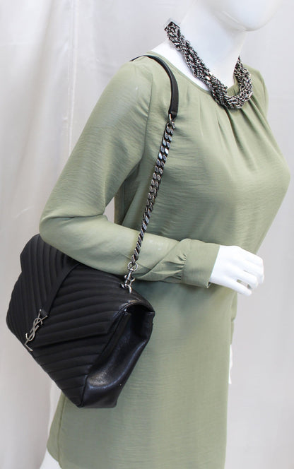 YVES Saint Laurent Large Monogram Envelope Chain Shoulder Bag