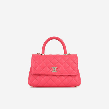 Chanel Small Coco Handle - Hot Pink