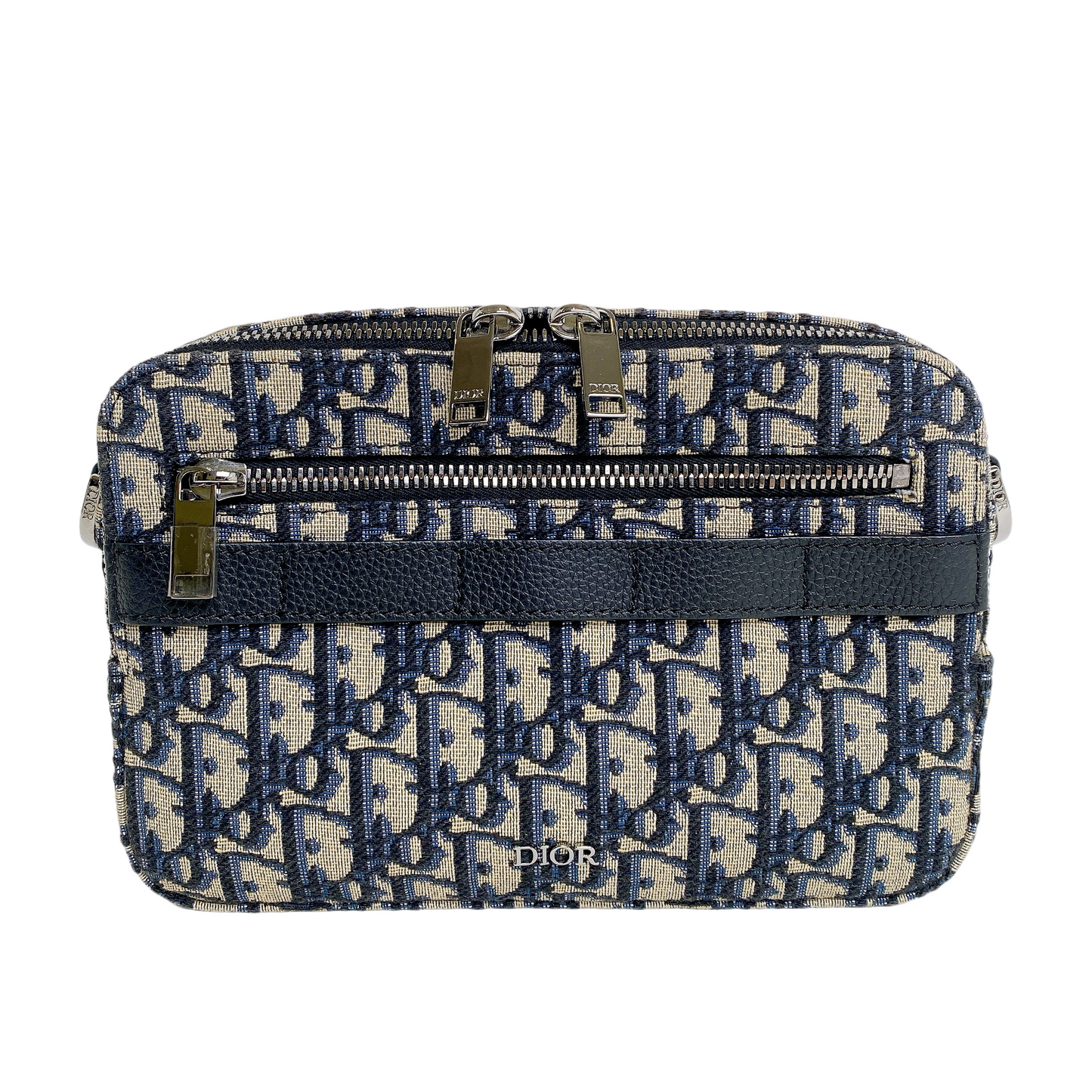 DIOR SAFARI POUCH OBLIQUE JACQUARD
