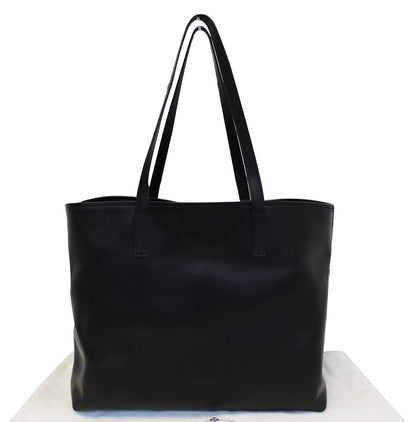 PRADA City Calf Leather Large Shopping Tote Shoulder Bag