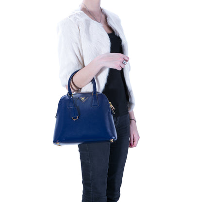 Prada Saffiano Vernice Top Handle