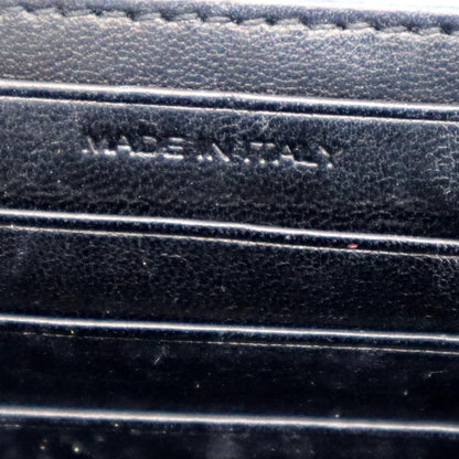 YVES SAINT LAURENT Sunset Crackled Metallic Leather Crossbody Bag Silver