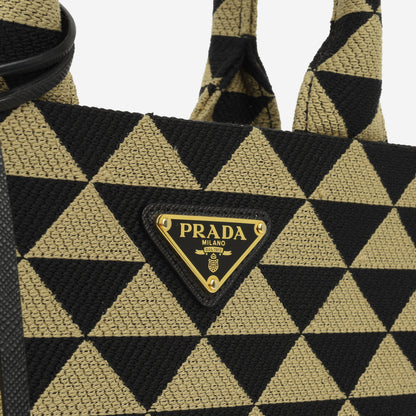 Prada Small Prada Symbole Embroidered Bag