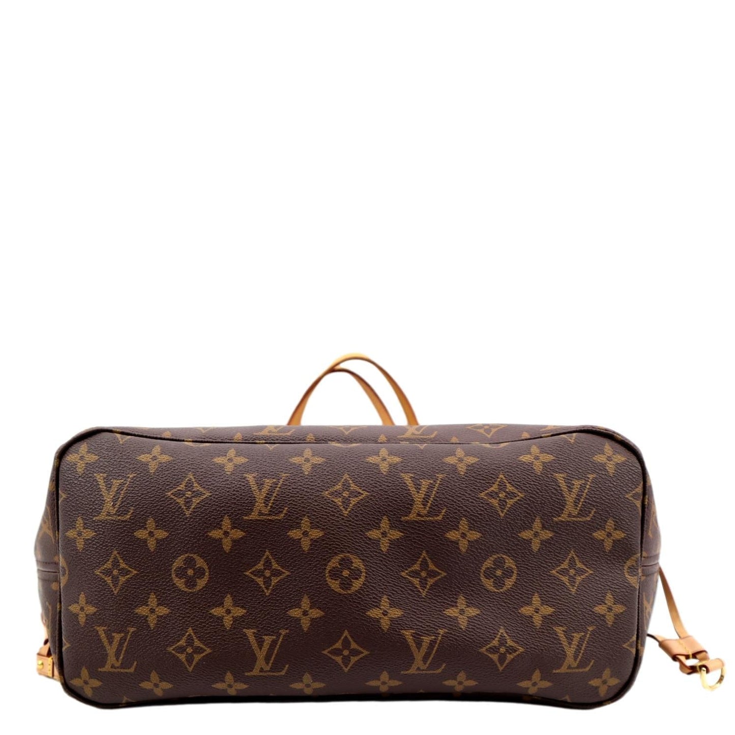 LOUIS VUITTON Neverfull MM Monogram Canvas Tote Bag Brown