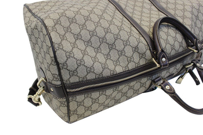 GUCCI GG Plus Large carry-on Duffle Shoulder Bag 206500