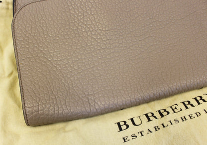 BURBERRY Heritage Sonnet Grain Leather Large Clutch