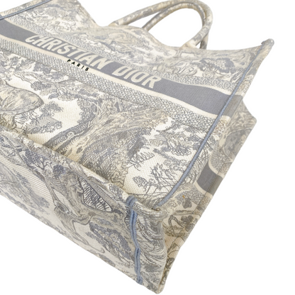 DIOR BOOK TOTE  LARGE IN GRAY
