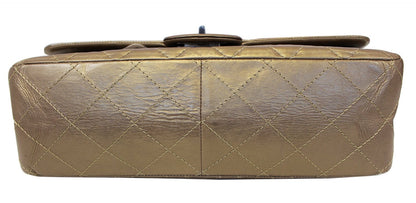 CHANEL Bronze 2.55 Reissue Quilted Classic Calfskin Leather 225 Flap Bag