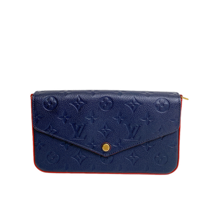 Louis Vuitton FELICIE POCHETTE IN NAVY BLUE
