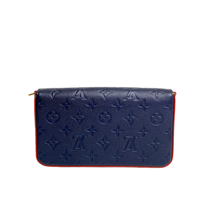 Louis Vuitton FELICIE POCHETTE IN NAVY BLUE