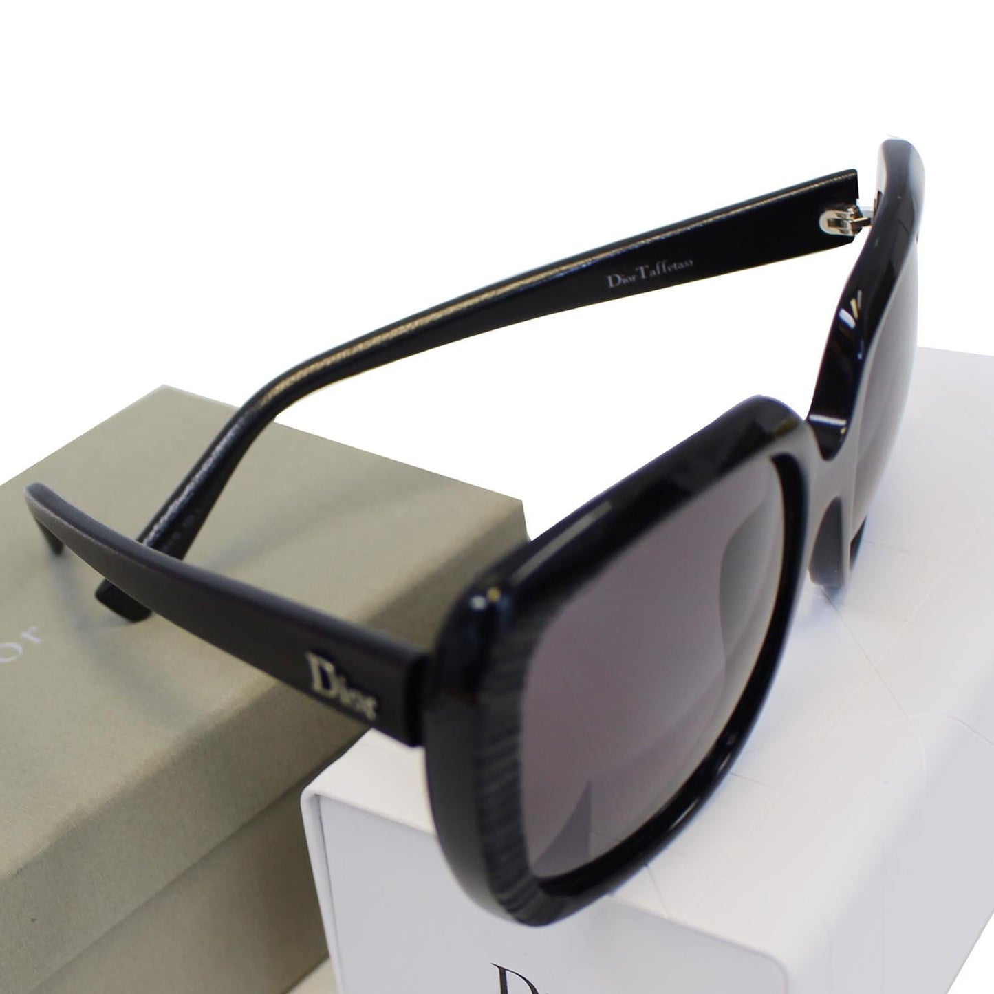 Christian Dior Taffetas1 648Y1 Black Sunglasses
