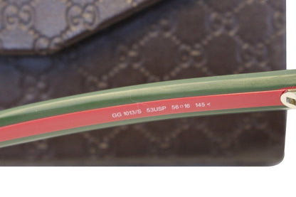 GUCCI Square Sunglasses GG 1013/S Tortoise Brown