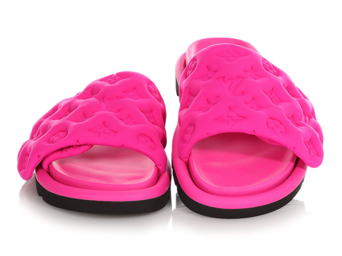 Louis Vuitton Pink Pool Pillow Flat Comfort Mules