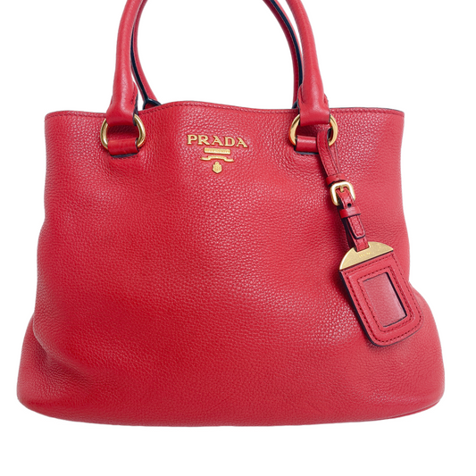PRADA VITELLO DAINO TOTE BAG