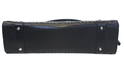 CHRISTIAN DIOR Black Studded Lady Dior Shoulder Bag