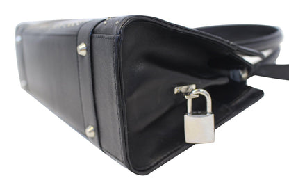 CHRISTIAN DIOR Black Studded Lady Dior Shoulder Bag