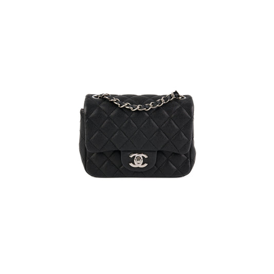 ITEM 18 - Chanel Mini Square Black Caviar