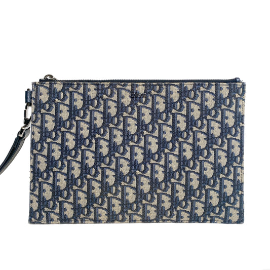 DIOR FLAT CASE OBLIQUE JACQUARD