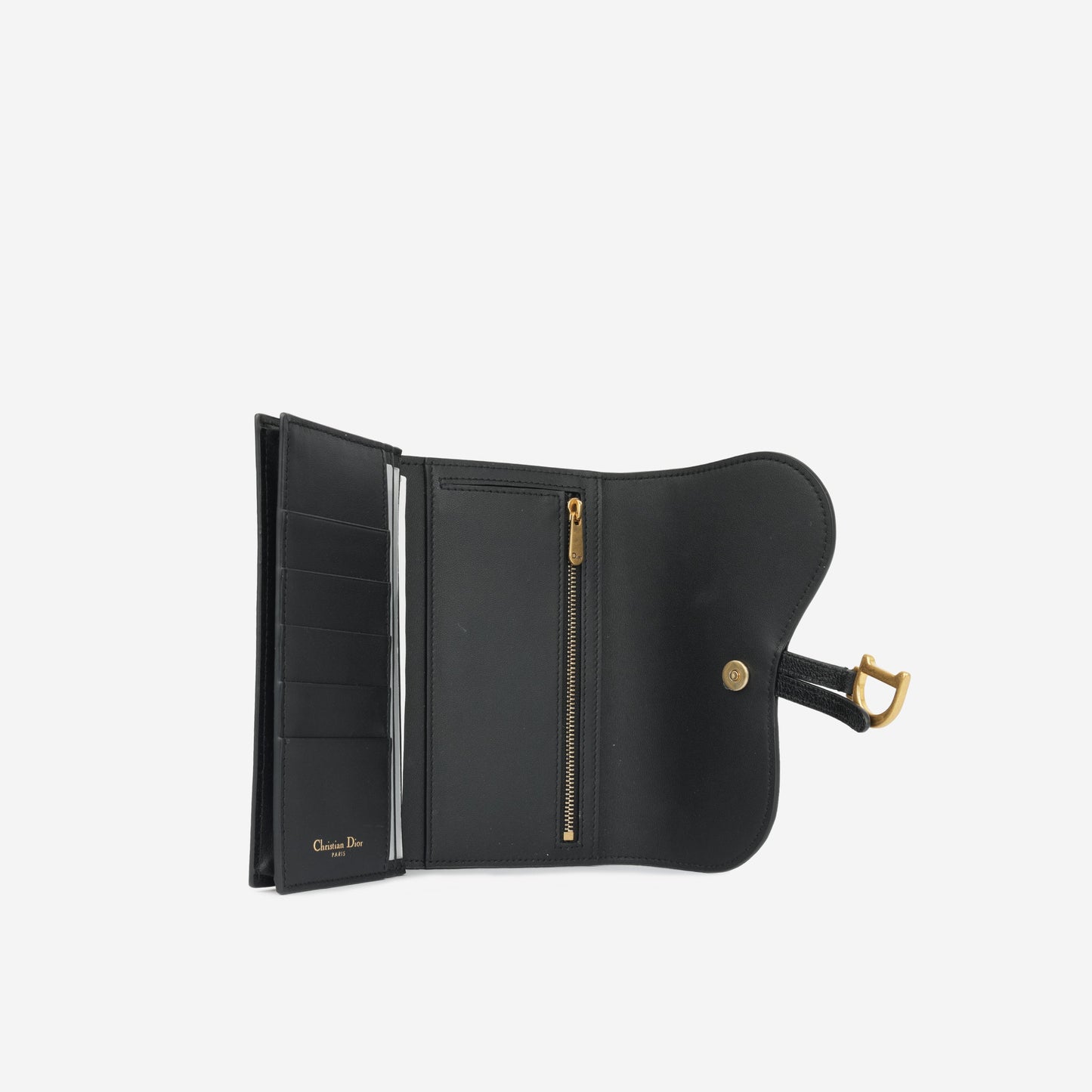 Christian Dior Long Saddle Flap Wallet